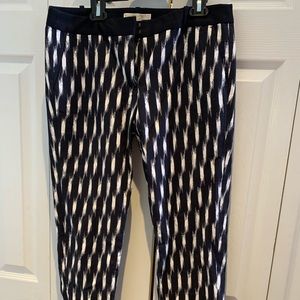 Michael Kors Collection Black and White Patterned Pants